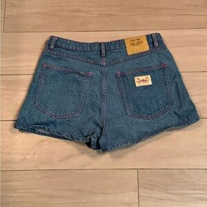 American vintage denim stretch shorts LARGE